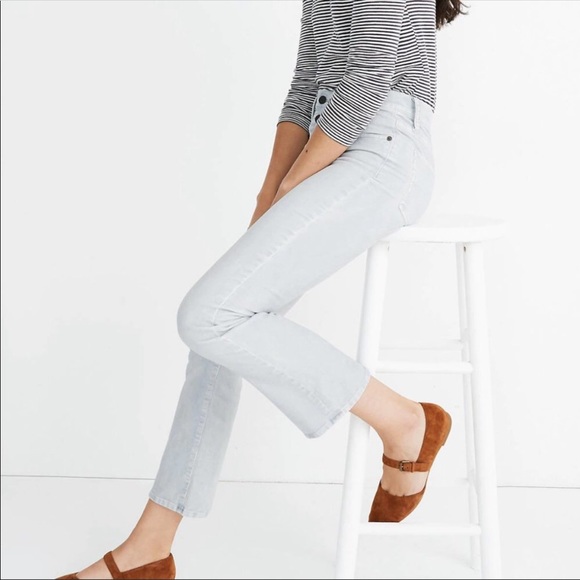 Madewell NWT Cali Demi Boot Gray Corduroy 28 - Picture 2 of 8